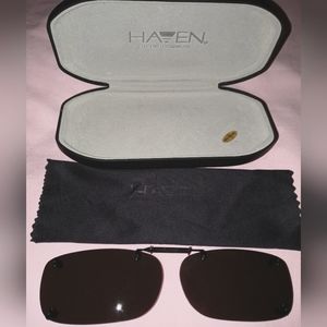 HAVEN Clip On Sunglasses with Case. UNISEX
